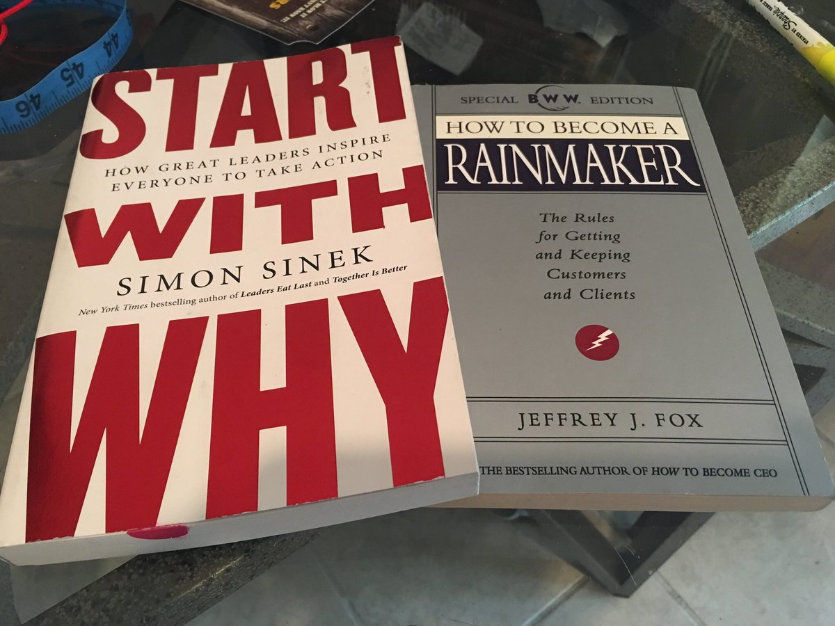 Amrose822's tweet photo. Two new tools! #simonsinek #jefferyfox #entrepreneur #millionairemindset https://t.co/Xx80EnMGkt