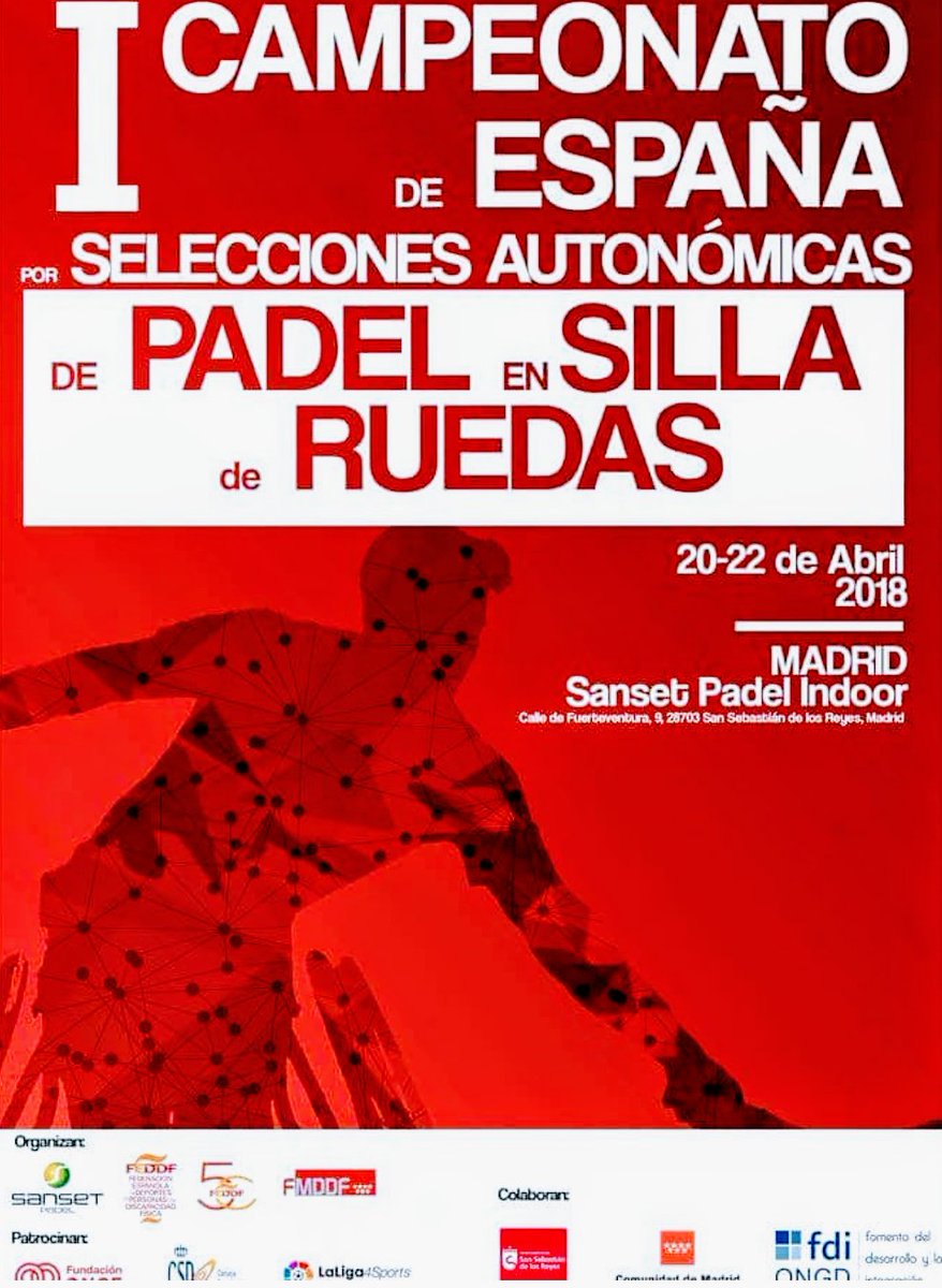 Ultimo entreno en @P6naron para I Campeonato de España de Sel.Autonómicas de Pádel en Silla de Ruedas ♿🎾.
Martes sorteo ,2 grupos compuestos por 7 autonomías, entre las que se encuentra Galicia
<a href="/FEDEDDF/">FEDDF</a> <a href="/sinredvigopadel/">SinRed Padel Vigo y Padel Murcia ♿🎾</a> <a href="/RadioMarcaVigo/">Radio Marca Vigo</a> <a href="/fgpadel/">Federación Gallega de Pádel</a> <a href="/fgda_gal/">FGDA</a> <a href="/Padel_Integra/">Asoc. Padel Integra</a>
