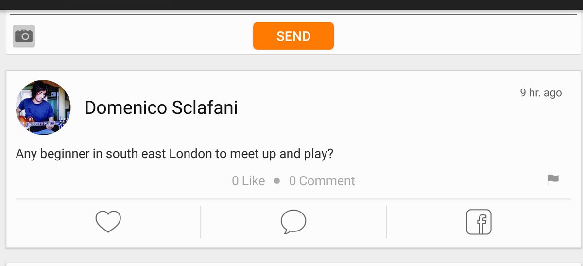 JamseekLondon's tweet photo. #Hobbyist #Guitarist Domenico wants to #jam in #London. Who's up for it? Find him &amp; others on #Jamseek to arrange #jams https://t.co/SNecHREe6x https://t.co/X24MtEi3ED