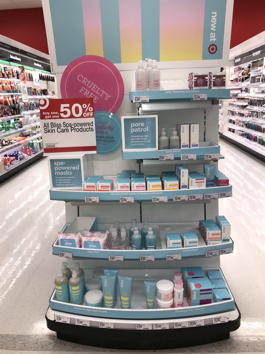 BeautyTeam0905's tweet photo. BOGO 50% On our Bliss Spa skin care products 
#Bliss #Target https://t.co/pYFHTXYohh
