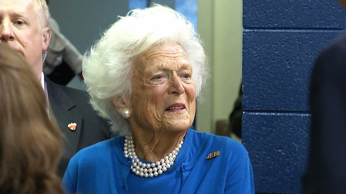  Barbara Bush is in 