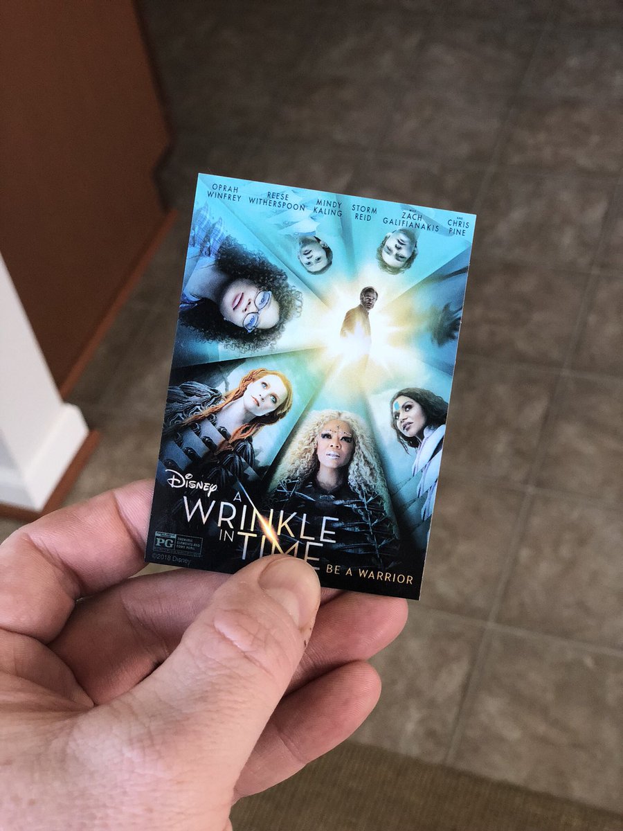 KevinGillooly's tweet photo. My girls & I REALLY enjoyed #AWrinkleInTime last night! All the performances were great! Especially loved @mindykaling as #MrsWho the most. I feel thatโs me, except my speech would be entirely from movie quotes. #DisneySMMC #DisneyDad #TDAD #TDADDisney #TMOM #DisneyPartner https://t.co/U3IPrmz8ER