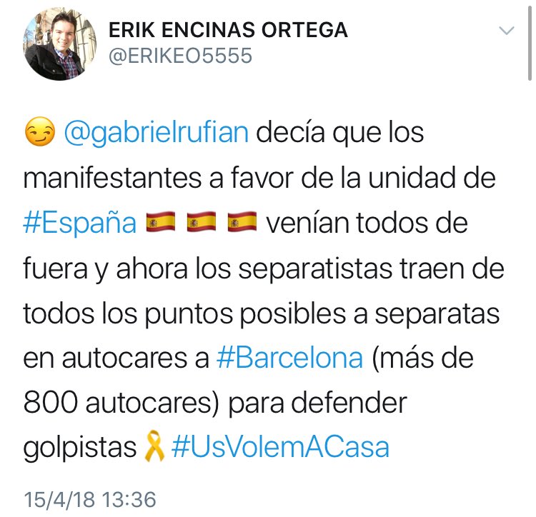 Malditos separatistas que no viven todos en Barcelona!