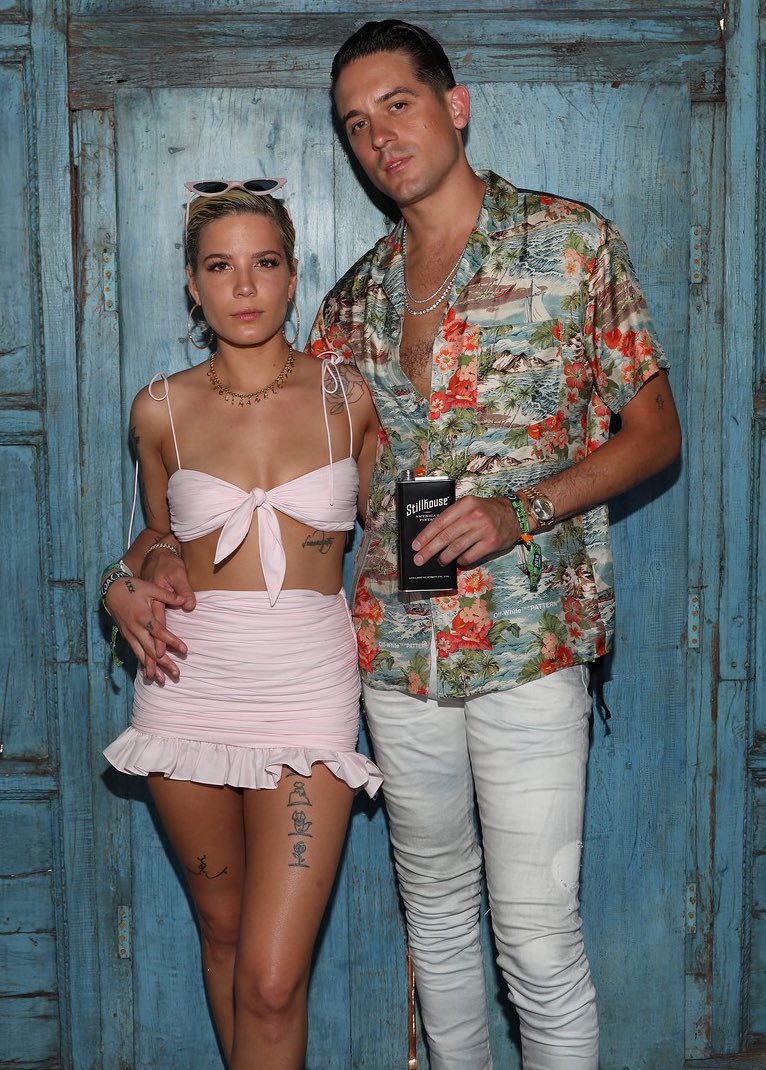 18sChella's tweet photo. Halsey and G-Eazy https://t.co/MF5l3hH1sl