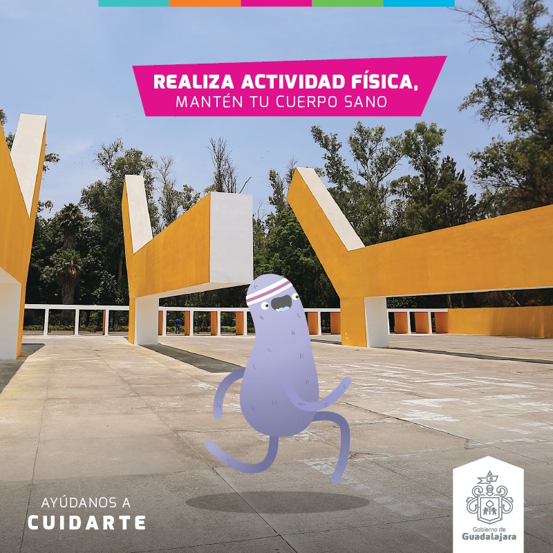 GuadalajaraGob's tweet photo. Al ejercitarte en los parque públicos y unidades deportivas de tu ciudad, además de mantenerte saludable y en forma, puedes pasar un divertido rato de sano esparcimiento. ¡Aprovéchalos! https://t.co/FT0yb79RpJ