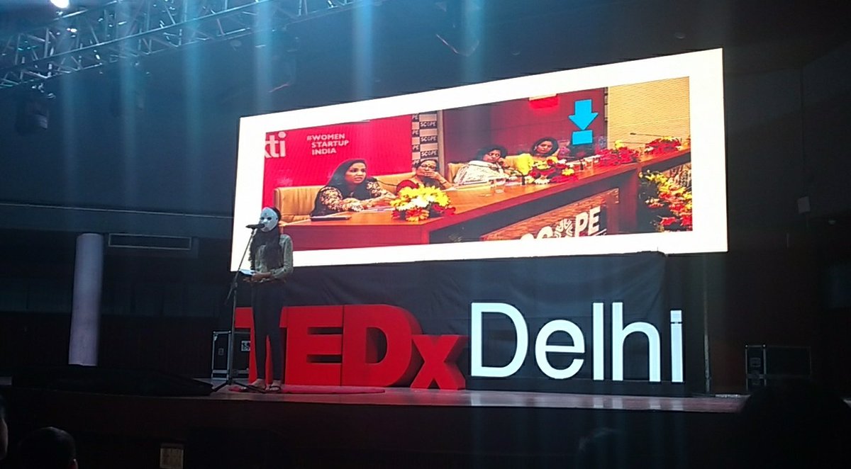 InfosysCareers's tweet photo. Neysara Rai, the last speaker at #TEDxDelhi, is the founder of Transgender India. She is here to talk about the struggles of trans people in India. #TEDxwithINFY https://t.co/waBWtP0fe1