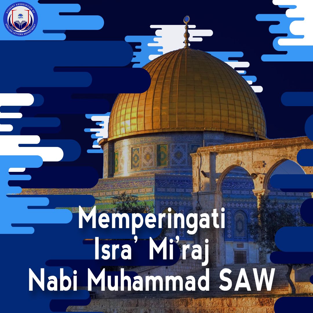 Pada tanggal 14 April 2018 kemarin kita merayakan isra Miraj. Selamat memperingati Isra Miraj 1439 H  untuk seluruh  umat Muslim 🙇. Mari kita tingkatkan keimanan dan ketaqwaan kita kepada Allah SWT. Dan semoga kita bisa selalu meneladani akhlak mulia Nabi Muhammad SAW. Aamiin😇