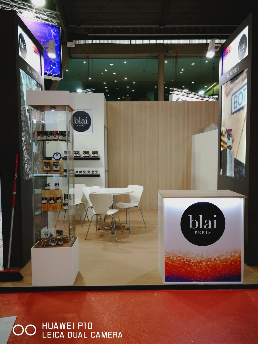 Blai_Peris's tweet photo. Tot a punt per a rebre les visites. #Alimentaria2018 https://t.co/XZYPh9Qd3D