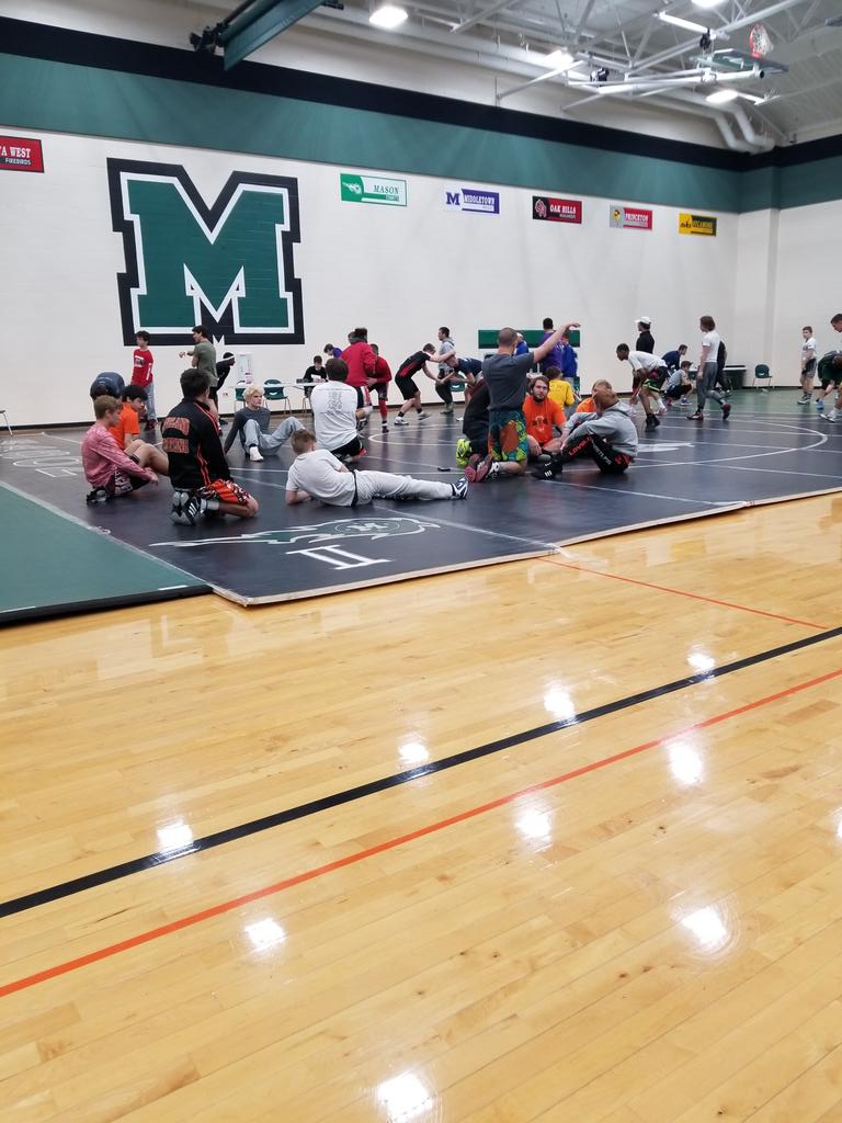 What better thing to do than get some wrestling in today at the Mason Spring Duals.   Trying to get better!!!