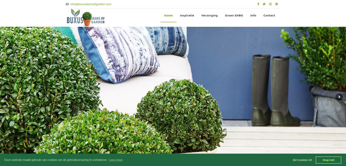 [LIVE] Buxus Jeans of Garden! Een nieuw online initiatief van Royal FloraHolland, die met deze startup, de bekende Buxus weer op de kaart wil zetten. SPEKGLAD hielp het initiatief door het online een gezicht te geven. Tuinfanaat? Kijk dan snel op -> buxusjeansofgarden.com