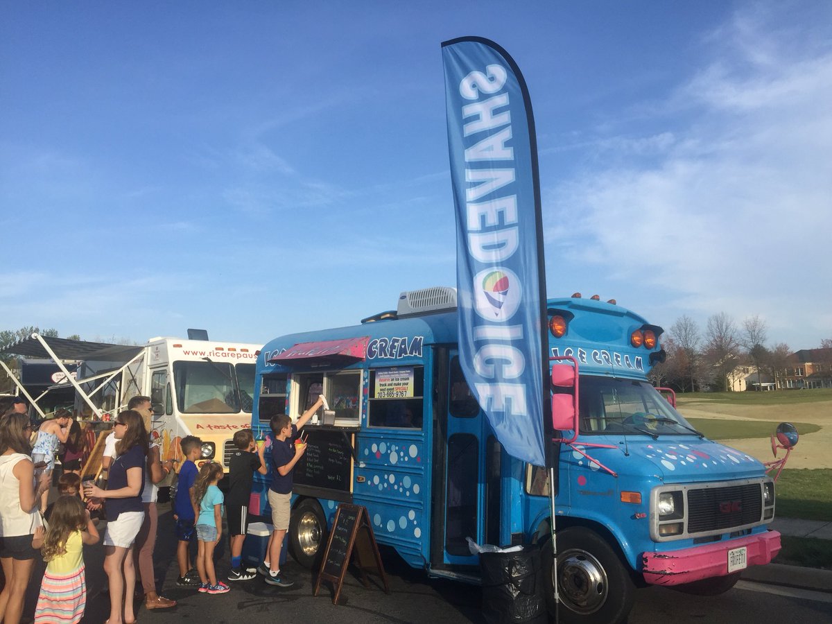 frufetti's tweet photo. Had an awesome time serving shaved ice yesterday at the Wine&amp;Beer Festival at the Dominion Valley Country Club. The weather was amazing and the customers were so fun to serve. #frufetti #shavedice #foodtruck #foodtruckfestival #icecreamtruck https://t.co/UE4hh6WdbL