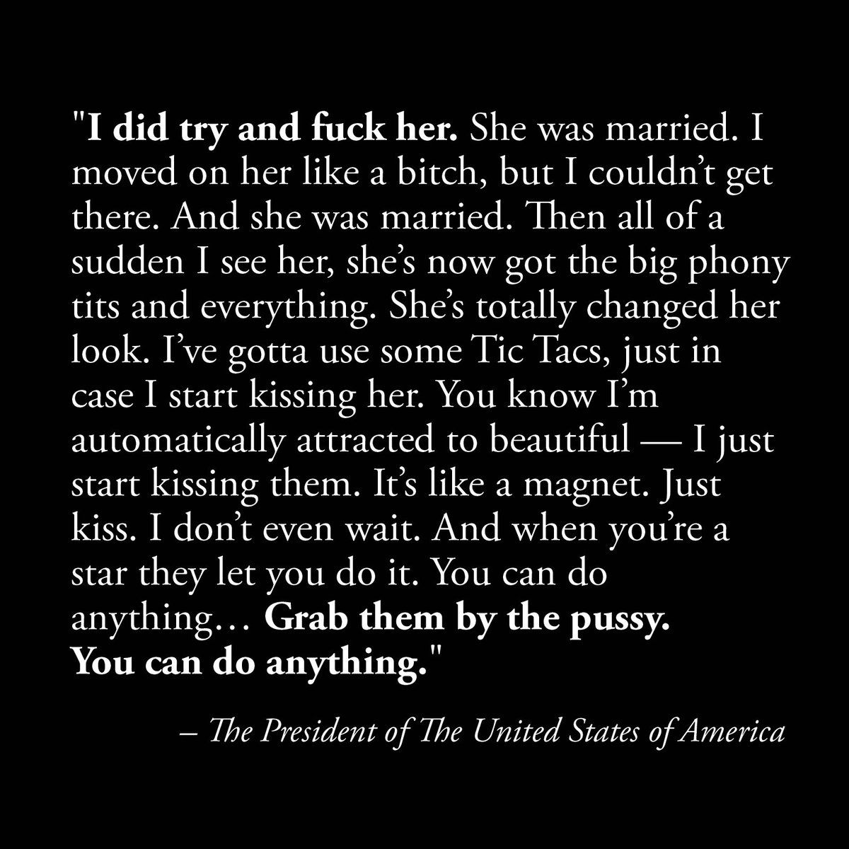 MaeztroML's tweet photo. @realDonaldTrump #CrookedHillary didn't #GrabHim so he was tried to #SlimeBallComey his way to a job. #Comey should learn from the best - @realDonaldTrump how to #Grab properly https://t.co/GjIUObO8WR