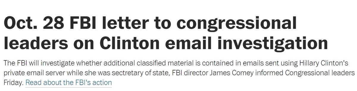 9. So to recap- Mccabe and Lynch are admonishing the NY Field office about leaks they didn't make, while talking about Garner? Two days after this, Comey sends the letter to Congress announcing that they are reopening the Clinton Email investigation.  https://www.washingtonpost.com/apps/g/page/politics/oct-28-fbi-letter-to-congressional-leaders-on-clinton-email-investigation/2113/