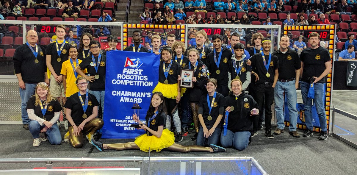 FRCTeams's tweet photo. Congratulations to all the Chairman's Award Winners for #weekseven #omgrobots #FIRSTPOWERUP #morethanrobots @NE_DCMP https://t.co/LQlX9xGboT