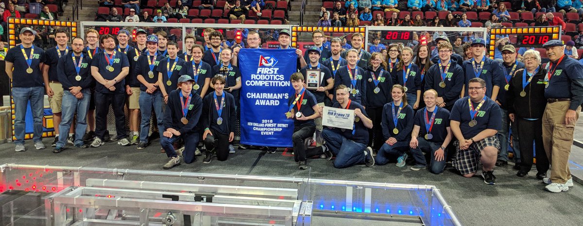 FRCTeams's tweet photo. Congratulations to all the Chairman's Award Winners for #weekseven #omgrobots #FIRSTPOWERUP #morethanrobots @NE_DCMP https://t.co/LQlX9xGboT