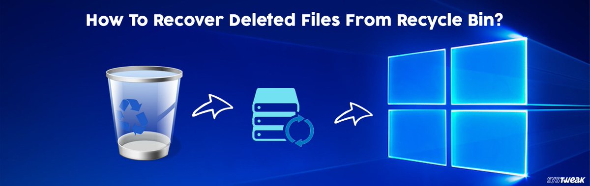 systweak's tweet image. How To Recover Deleted Files From Recycle Bin? buff.ly/2IX5bMf #DeletedFileRecovery #Recycle #DataProtection #Windows #Restore #AdvancedDiskRecovery #DeepScan