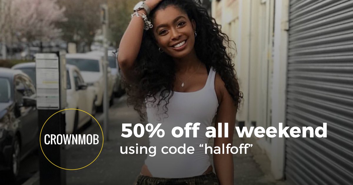 One day left. 50% off with code "halfoff"