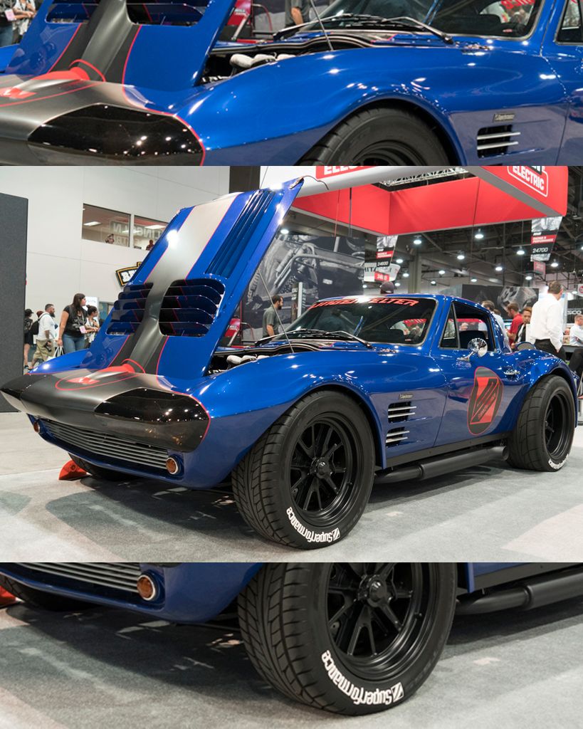 NittoTire's tweet photo. 1964 Corvette Grand Sport powered by a Lingenfelter Performance Engineering 6.2-liter LS3 built by @SuperformanceLLC. Is this the perfect Corvette?
#Nitto | #NT555 | #American | #Muscle | #Classic | #AmericanMuscle | #SEMA2016 | @SEMAShow | #Chevy | #Corvette https://t.co/zdnxxNtXeg