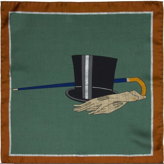 StyleChristophe's tweet image. Paul Stuart has added some great novelty pocket squares for spring, like the one pictured here. Almost in the old Brown &amp;amp; Williams Clothier colors. #fashion #dandy #menswear #silk #paulstuart