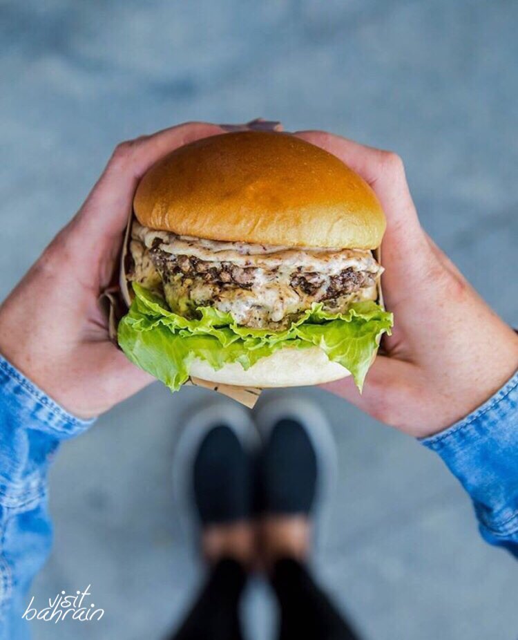 visit_bahrain's tweet photo. Will not tell you how tasty this burger is?! 
You have to try it at Slider Station located in adliya #inBahrain

 #Bahrain #Tourism #Travel #BahrainOursYours #VisitBahrain #Food #Foodie https://t.co/4t5Wi6CPsk