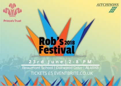 #RobsFestival2018 tickets: eventbrite.co.uk/e/robs-festiva…