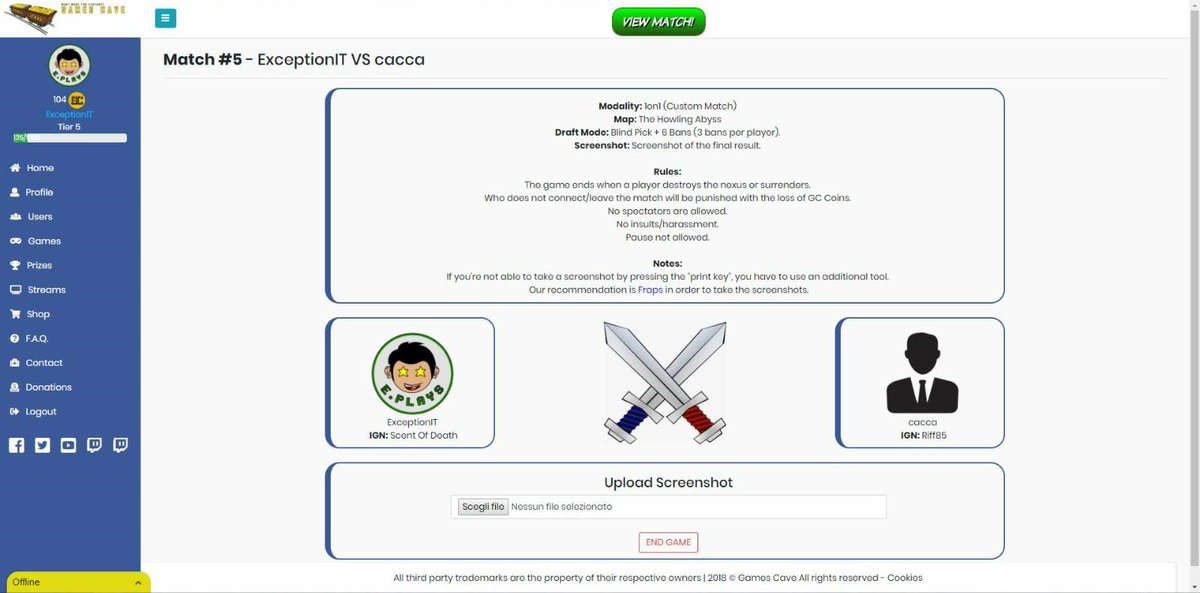 exceptionsplays's tweet photo. Hello PLAYERS! Good news! 🎮
The new "1vs1" sections are almost ready! The new graphics are coming...
Stay tuned! 😎
#twitch #SupportSmallStreamers #supportsmallyoutubers #TeamSupstreamers #streamersitalita #1vs1 #gamescave #EplaysStream #steam @TwitchRetweets0 https://t.co/wYUC1EflvY