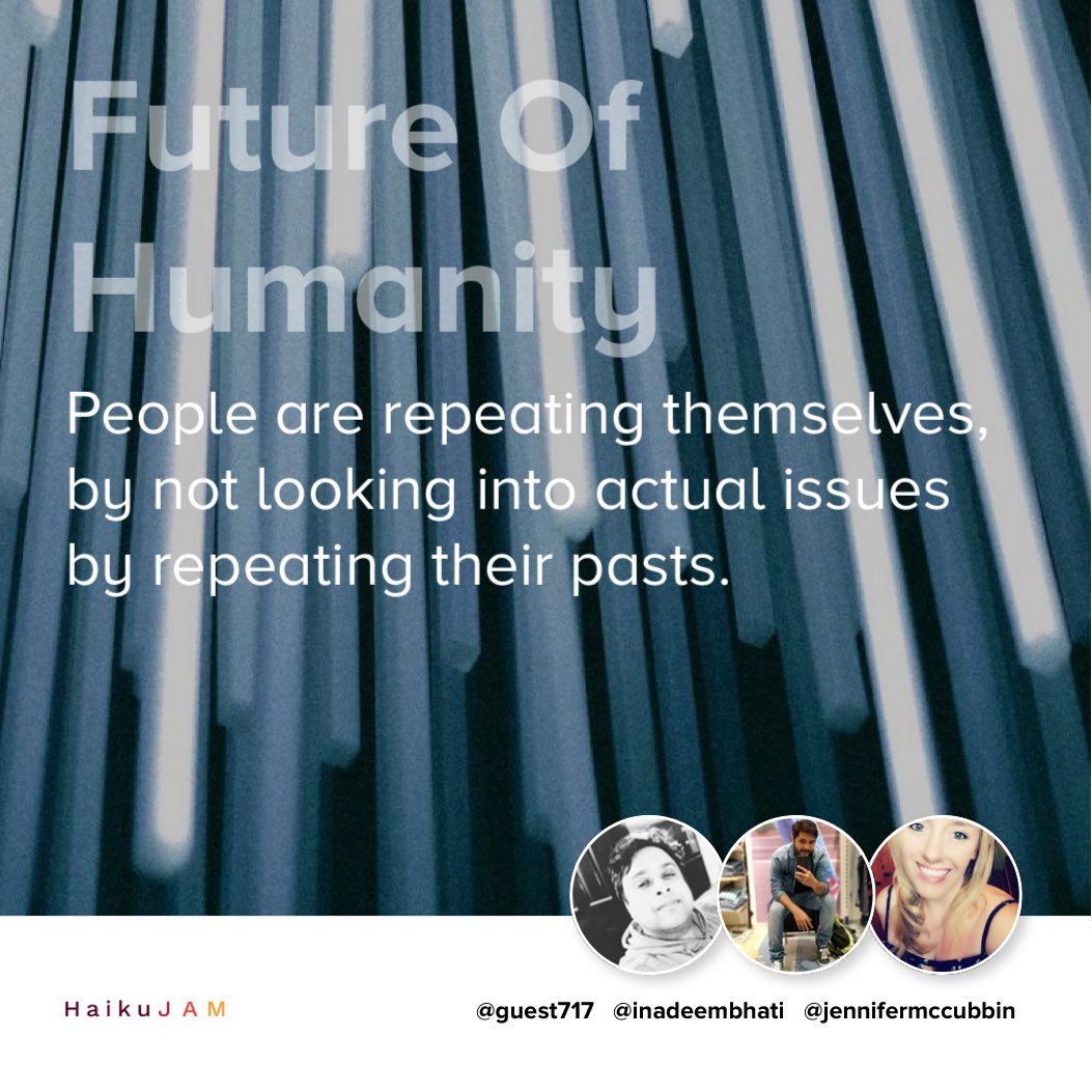 ram_jalan's tweet photo. Future Of Humanity
Ram, Nadeem &amp; Jennifer in @haikujam
https://t.co/N6BxvzFzGv

@TEDx #TEDxDelhi #TEDxwithINFY https://t.co/pWLhf7K254