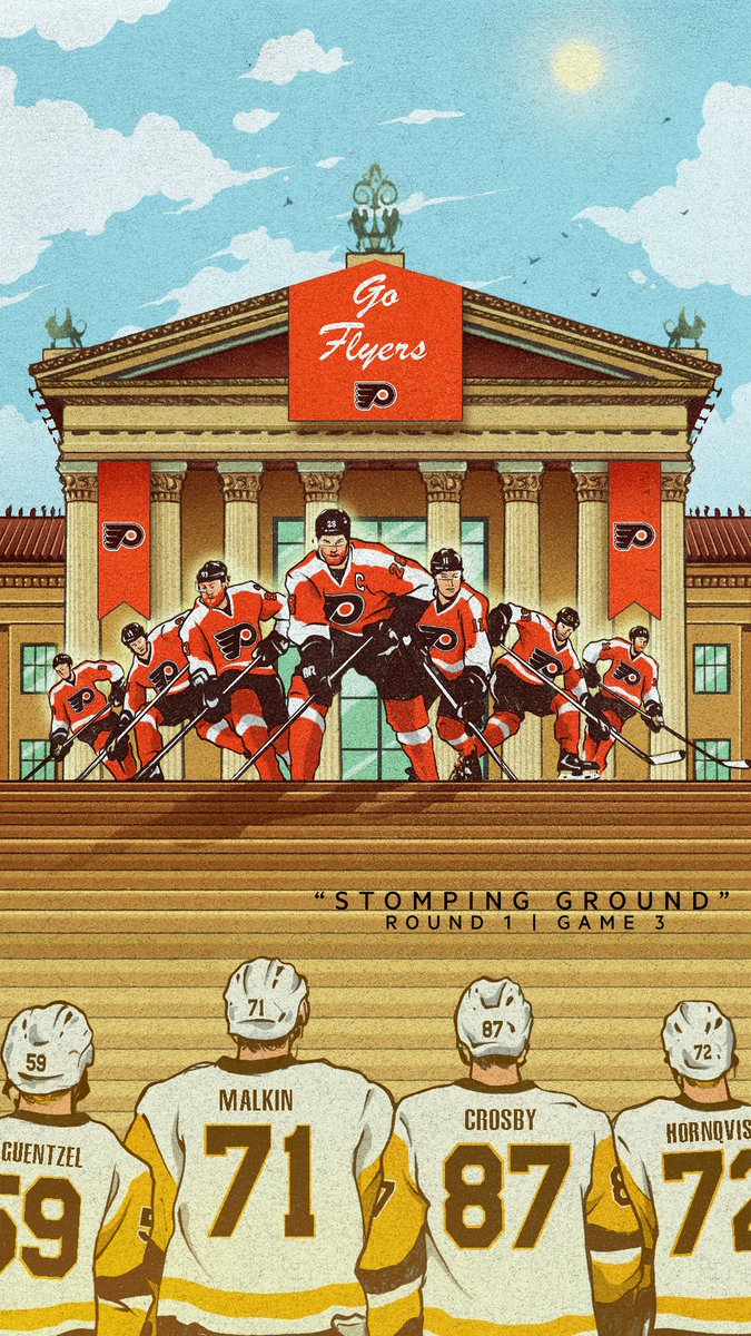 NHLFlyers's tweet photo. This is our territory. #EarnTomorrow https://t.co/Kv8y5V53Rj