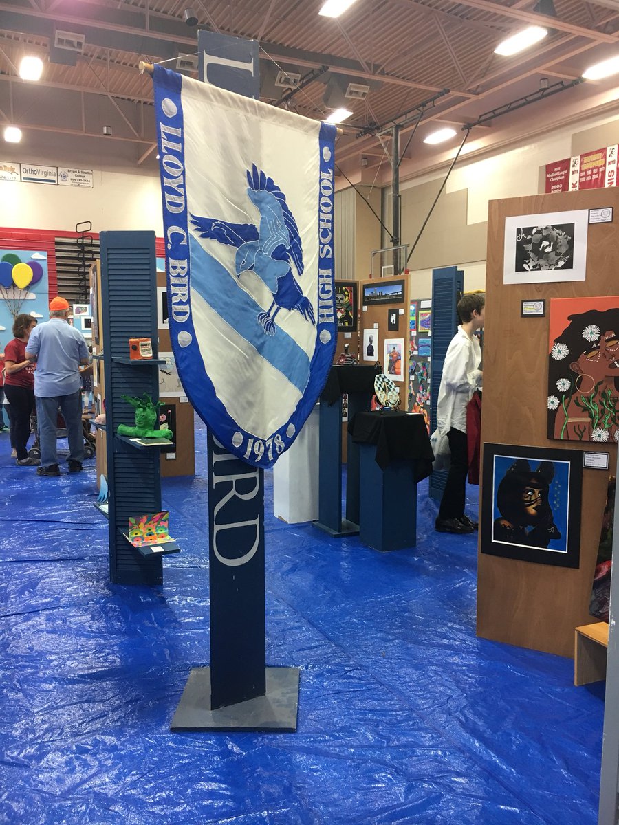 Lcb3Ddesign's tweet photo. I’m so proud of the L.C. Bird display at the Fine Arts Festival yesterday! @lcbirdprincipal https://t.co/TmICrWymAC