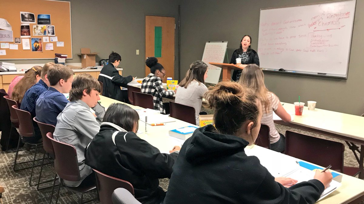 Confirmands hard at work this morning. #confirmation #PYC #presbyyouth #presbyproud