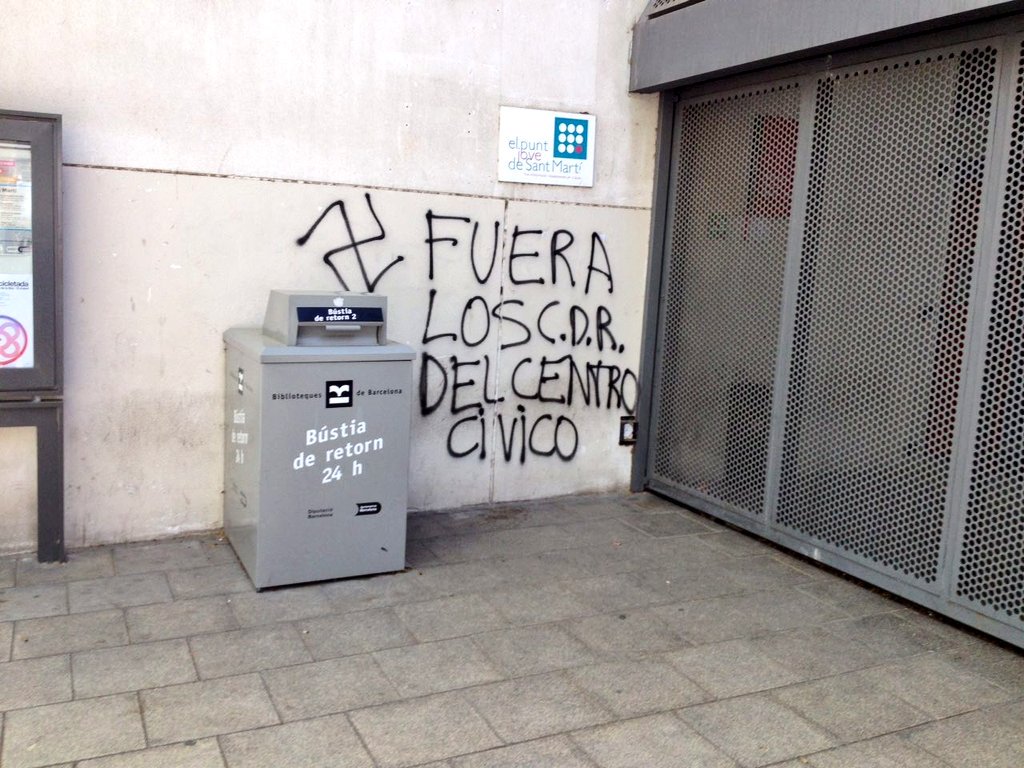 A la República que volem el feixisme no gaudirà de la impunitat que gaudeix actualment. Ells ho saben i per això ens assenyalen. Tot el suport al <a href="/CDRBesos/">CDR Barris del Besòs 🎗</a>! #seguim