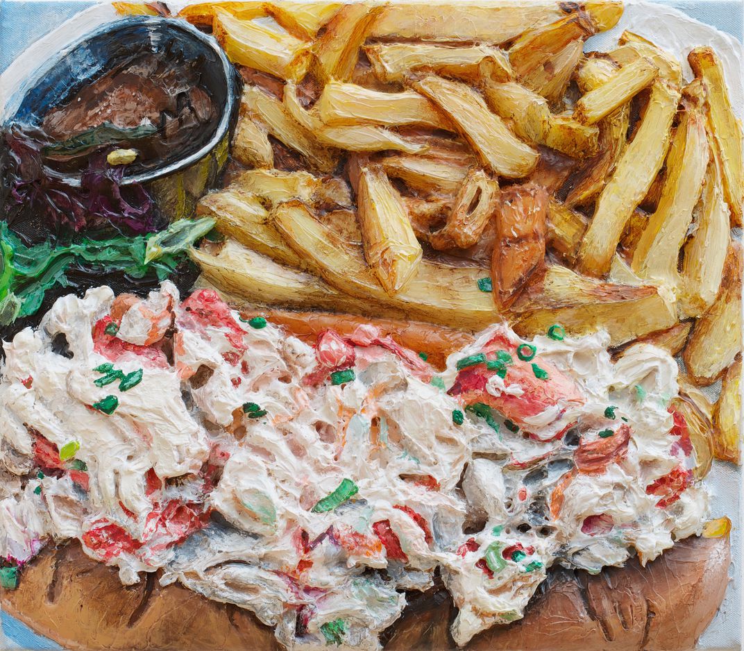 catadormagazine's tweet photo. No es una foto de comida, es un cuadro de Gina Beavers #DiaMundialDelArte https://t.co/Bx7ln9IGG3 https://t.co/OUZLbFNMYB