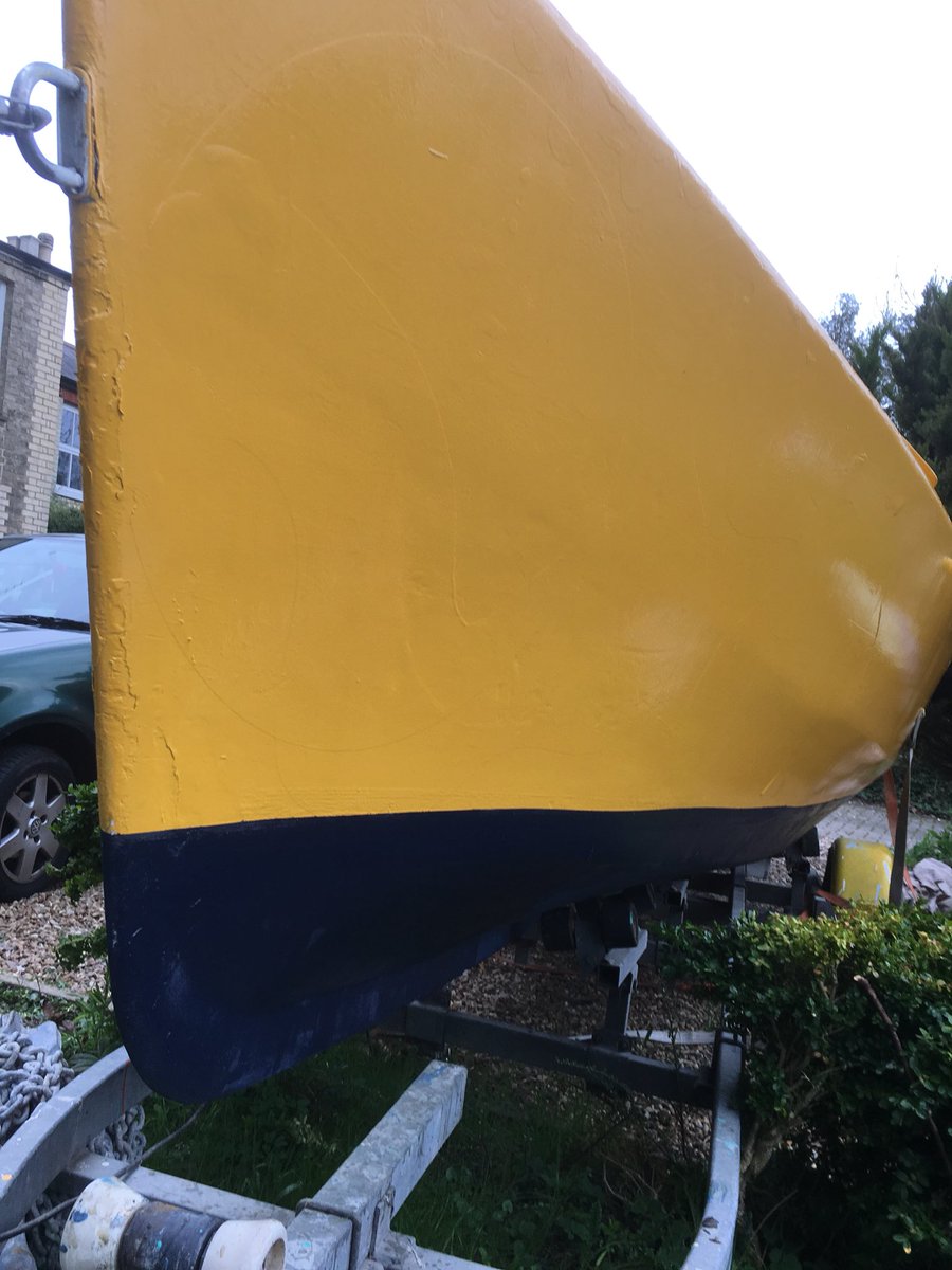 theantonwright's tweet image. The @RowtheAmazon boat starting to look good again, flash new paint job and plenty of repairs... #rowing #adventure