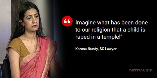 ndtv's tweet photo. No change since Nirbhaya?

Supreme Court lawyer @karunanundy on 'We The People' https://t.co/dz1hlX1jDR