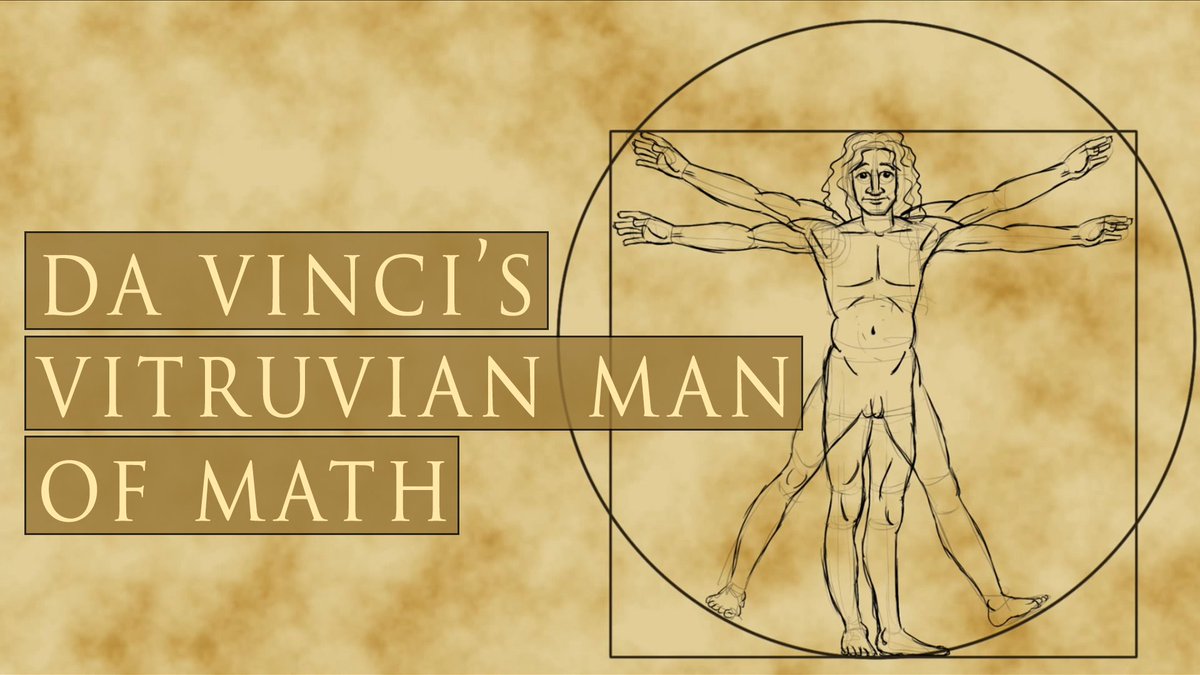 TED_ED's tweet photo. In celebration of Leonardo da Vinci's b-day, the math &amp; philosophy behind his Vitruvian Man: https://t.co/Er8MdcnsZh https://t.co/LQw1b9f5Or