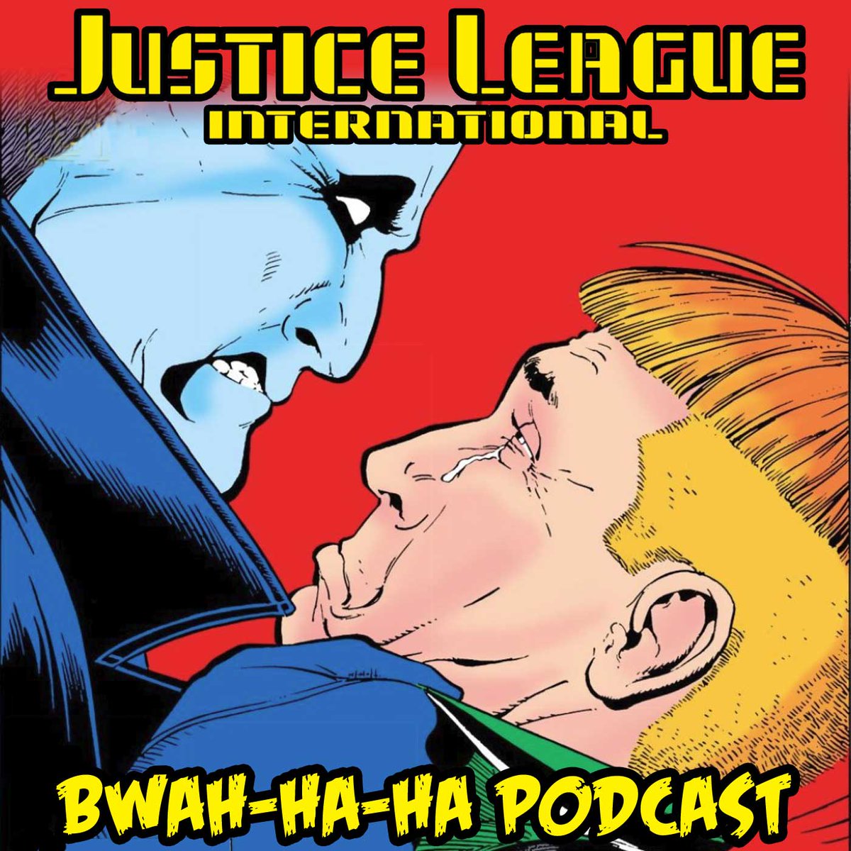 JLIpodcast's tweet photo. New episode! Guest host Rob from @Genxwing on JLI #18 (Oct 1988)! In space, it”s Lobo vs the JLI! And back on Earth, something happens at the end of the issue that all JLI fans remember! Guy’s Baaaaaaaa-ack! Part of @FWPodcasts #FWPodcasts https://t.co/BrhPGEDs8y https://t.co/TLlDjgEYzJ