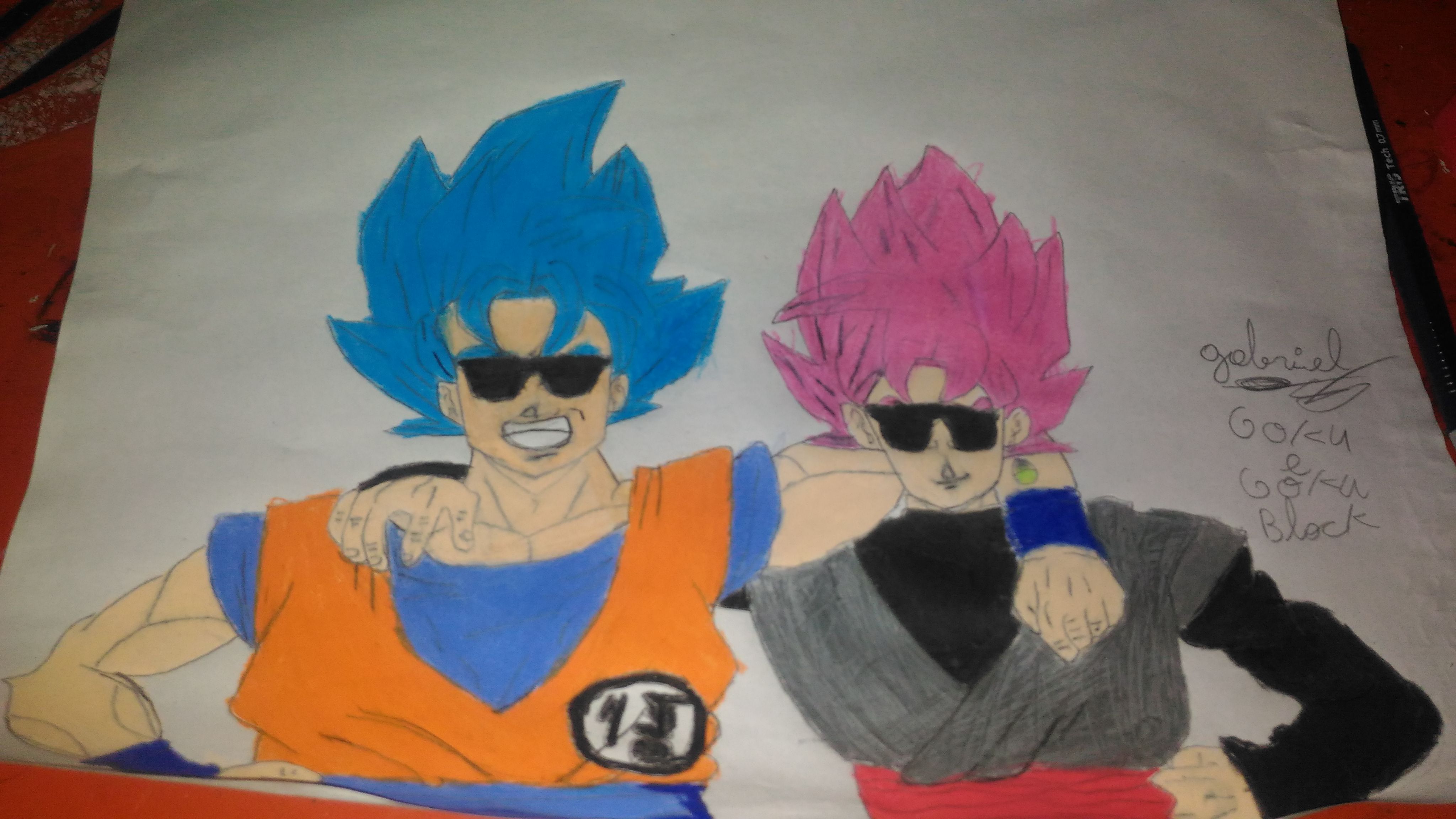 Desenho do Goku