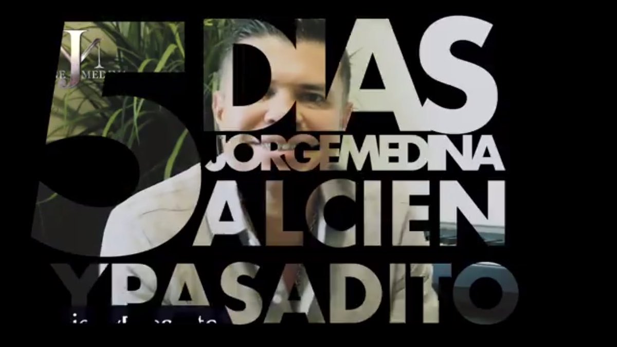ChikissServin's tweet photo. Ya casi #AlCienYPasadito  🎶🎵🕰⏳😱😍 lo nuevo de @j_medina37 https://t.co/nho3VRv8AO