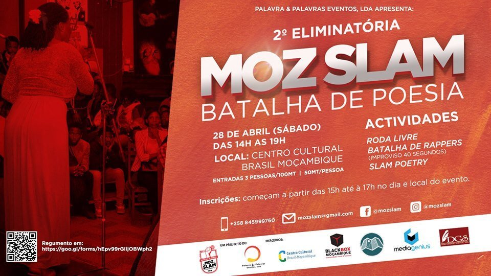 Segunda eliminatória Moz Slam – Batalha de Poesia Falada tve24.com/literatura/seg…