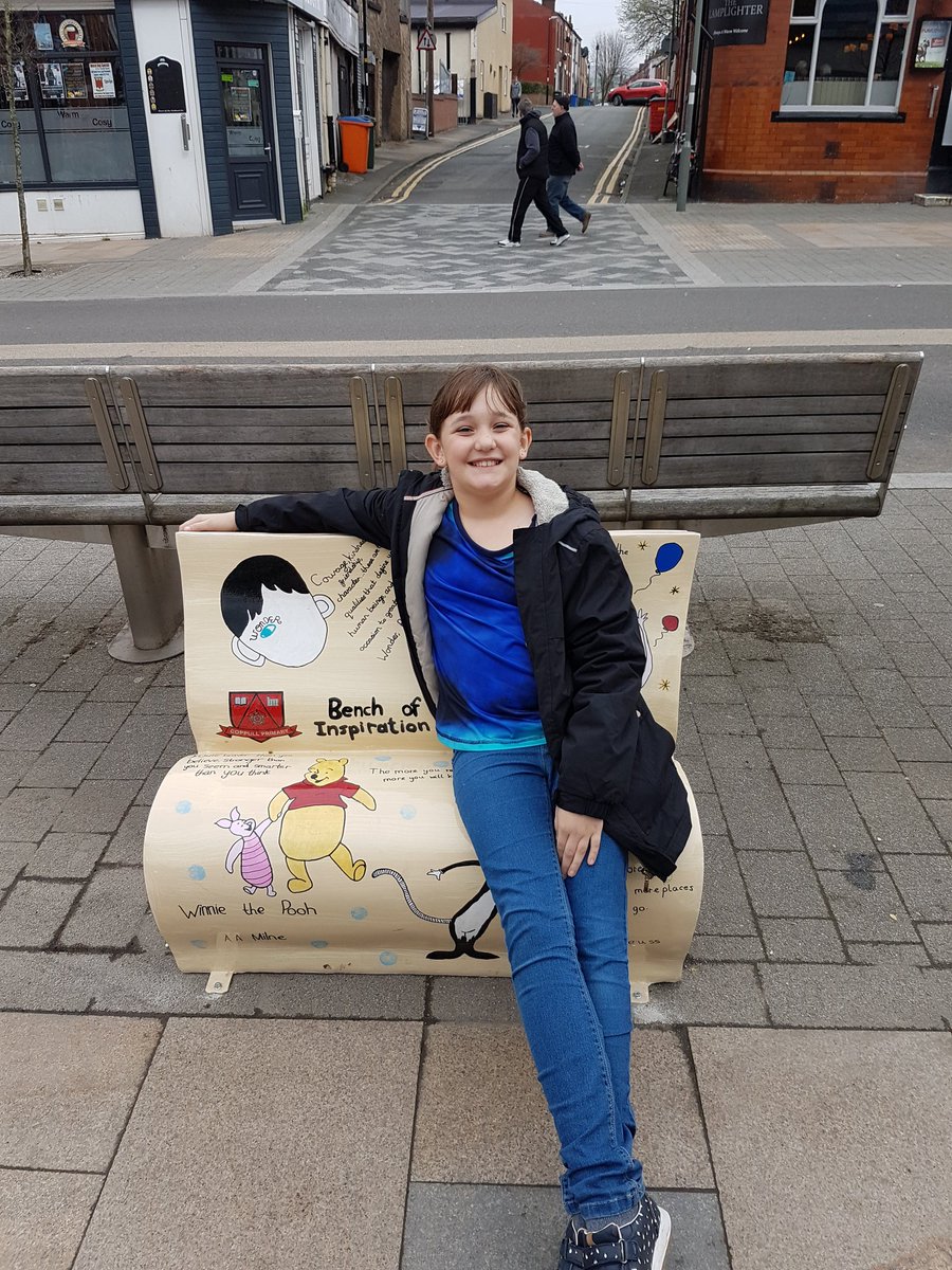 deborah197316's tweet photo. @CoppullPrimary Katie found the book bench today. https://t.co/jSoE8dezbJ