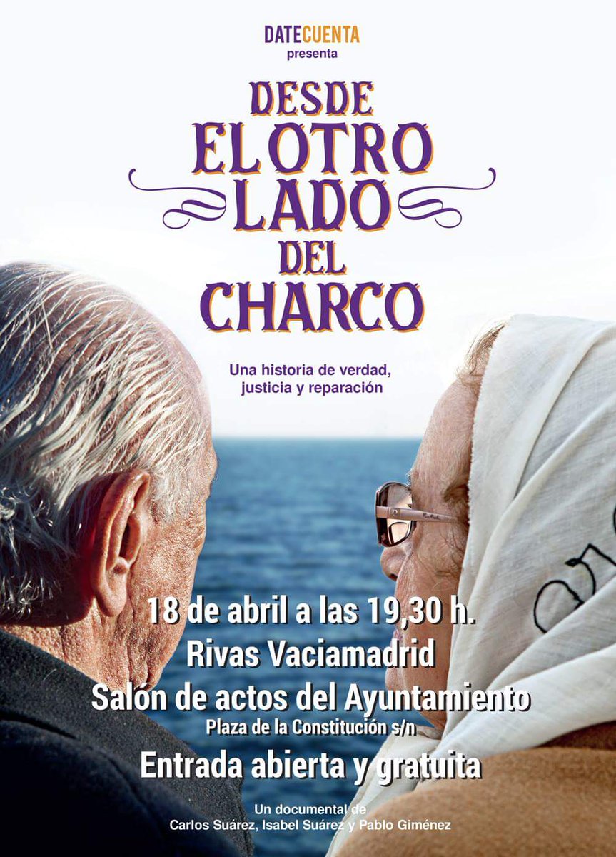 Muchos nos habéis preguntado cuando podríais ver el documental en #Madrid Este miércoles nos vemos en <a href="/RivasVaciamdrid/">Rivas Vaciamadrid</a> 🎬Trailer 👉  youtu.be/Nbc6A6glEYc <a href="/CNT_RivasVaciam/">CNT Rivas</a> @Rivasforo
<a href="/Rivacleta/">Rivas Vaciamadrid</a> <a href="/MemoriaPodemosM/">Memoria Podemos Madrid</a> <a href="/FMemoriaMadrid/">Foro Memoria Madrid</a> <a href="/DDHHMemoria/">DDHH Memoria Pública</a> <a href="/Memoria_Publica/">Memoria Pública</a> <a href="/eldiarioes/">elDiario.es</a>