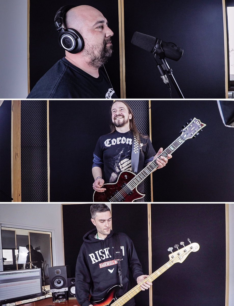 divinenothuman's tweet photo. Something's cooking allright!!#recording #inthestudio #ThrashMetal #MusicIsLife #metal #switchtense #fortheglory #pitchblackpt #dementia13 https://t.co/28Q4YSAKG0