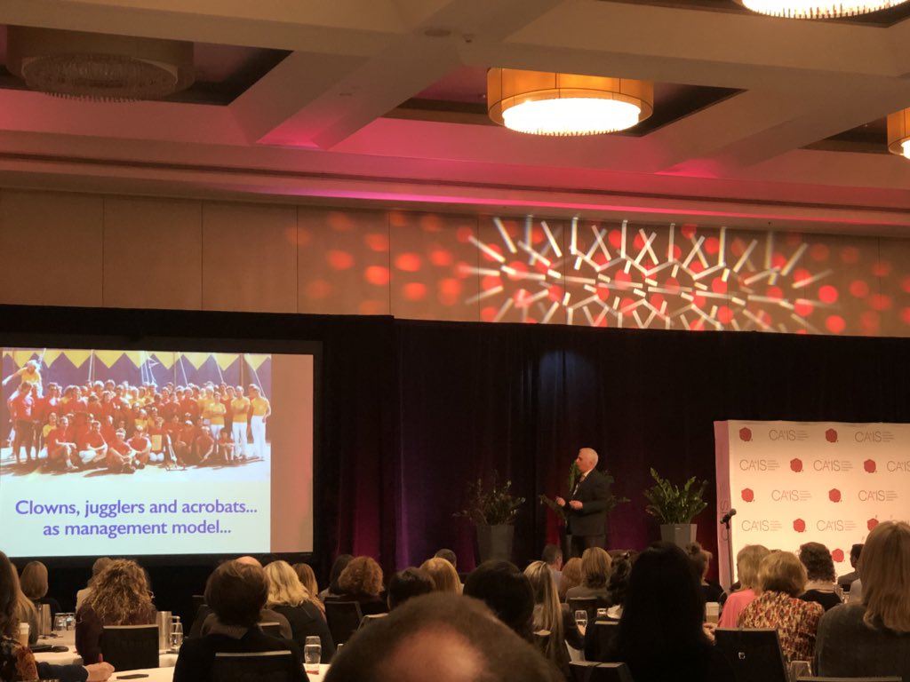 jasonbrogers's tweet image. Jean David of @Cirque sharing a conference compelling conversation about Cirque, change, creativity, innovation and us. @CAIS_Schools @CAISPD #CAISNLC #BeCurious