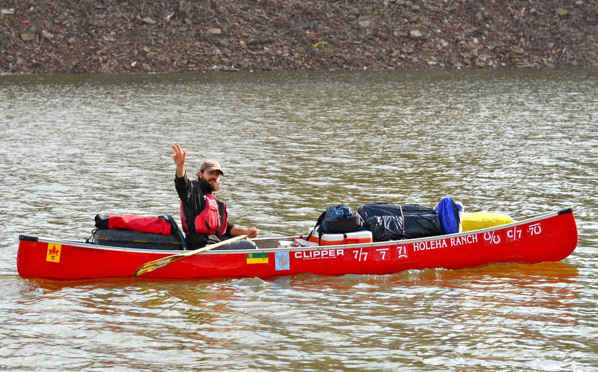 SaskPaddling's tweet photo. Today @ 1 PM - @Canoe2NuOrleans Dominique Liboiron talks about paddling from Saskatchewan to New Orleans at @SKLivingGreen. Don't miss it! https://t.co/QpQgathxlL