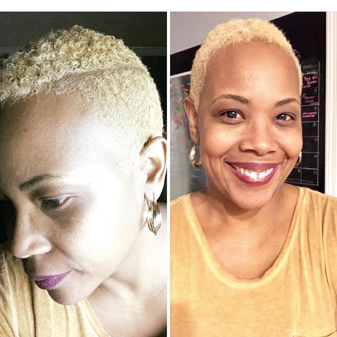 HairCuffedByCC's tweet photo. World wind Wednesday! When your client @keylajones loves her new look it’s finished w/ a 🤳 selfie! Blondes have more fun....who’s next for a cut &amp; color?!? Custom color just for you! 👍🏼 @TriosSalonIndy 
#CustomColor 
#CuffedByCoCo 
#TriosStudioSalon 
#CoCoCuffieMadeMeDoIt https://t.co/mTgmMIAnOY