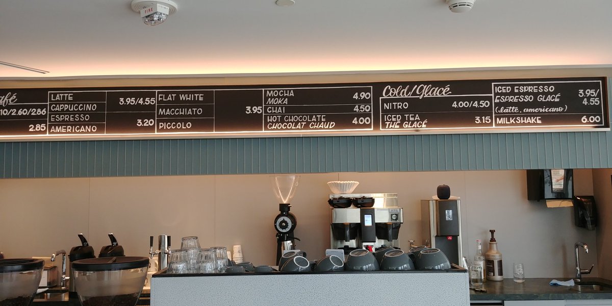 Checking out the new <a href="/EquatorCoffee/">EquatorCoffeeRoasters</a> location at the <a href="/CanadasNAC/">National Arts Centre</a> 
Cool space and delicious lattes!