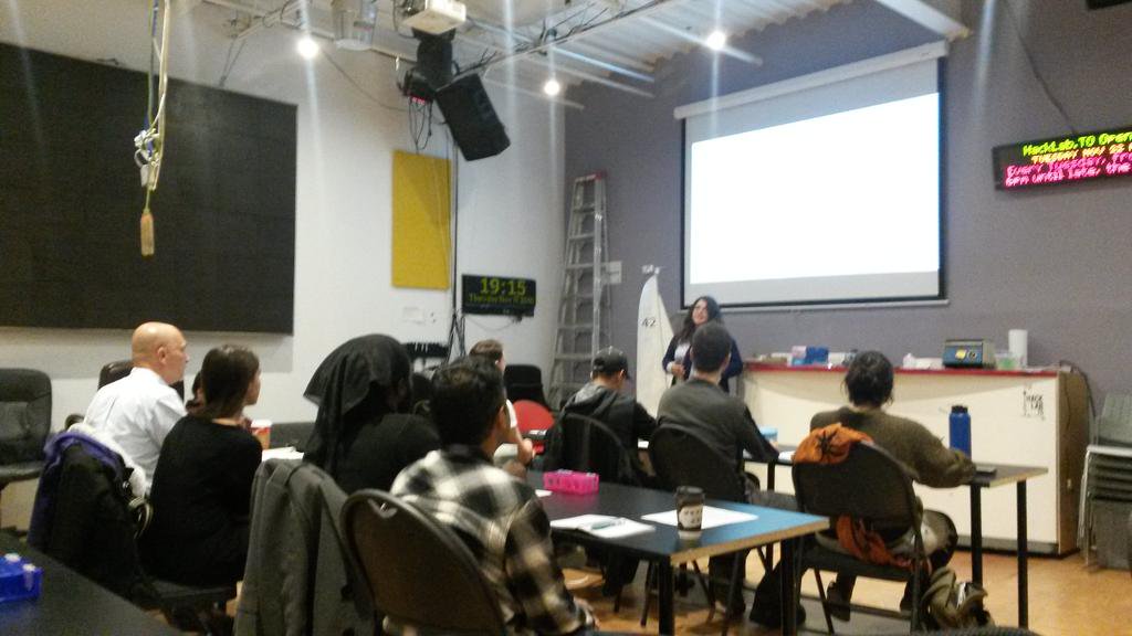 SciCommTO's tweet photo. #SciCommTO has ~70 volunteers but some have gone above&beyond to create #SciComm events in Toronto! #NationalVolunteerWeek
Jasmine Alkin (@exenale @diybioto) created a DNA fingerprinting session for #IPD2016, sang at #ScienceSlamTO twice & hosted #SciCommTO's 1st birthday party! https://t.co/QDM1y8ZeeT