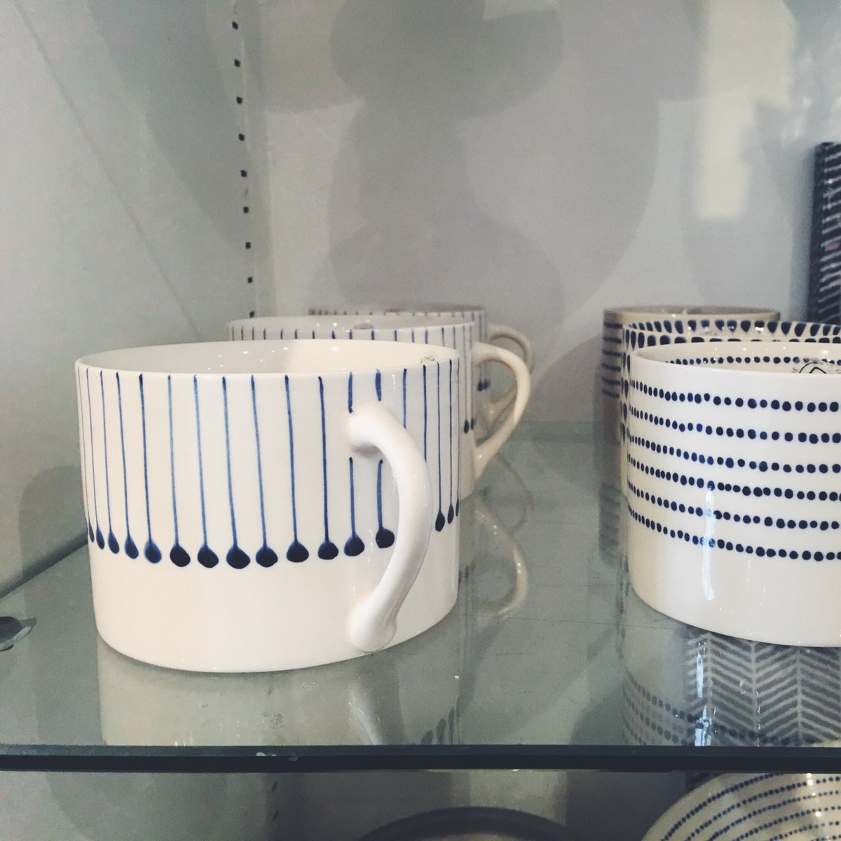 We're loving the range of detailed, delicate mugs at La Maison. They would make a stylish addition to any home! #WainwrightsYard #LakeDistrictShopping #Kendal #Homeware #LaMaisonLifestyle