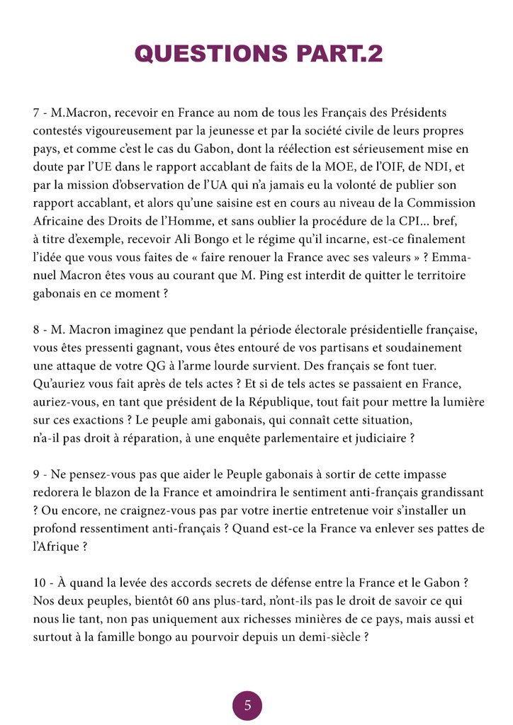 @JJBourdin_RMC : La diaspora gabonaise en résistance voudrait connaître la position de la France. Allez-vous aborder le #Gabon ou la #Syrie sera au centre de tous les débats ?