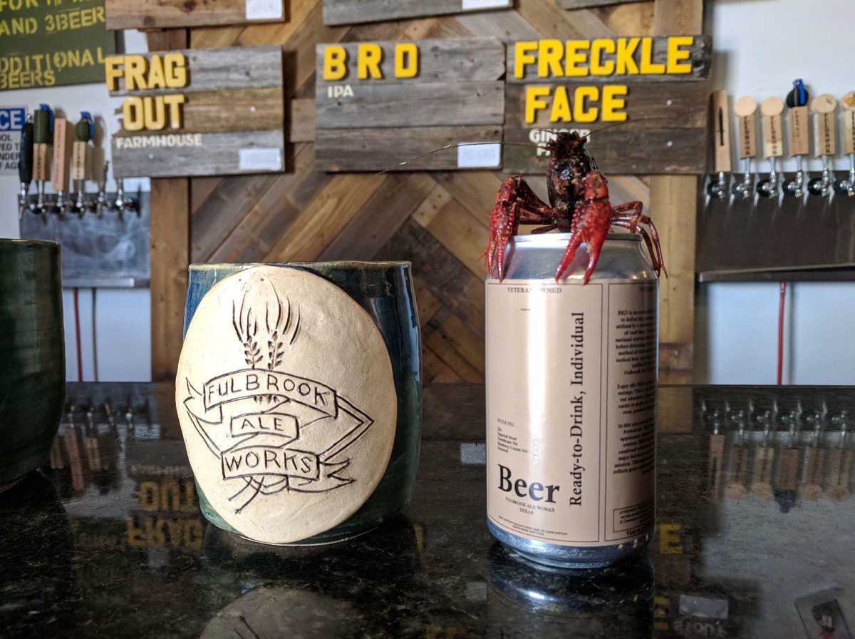 FulbrookAle's tweet photo. Crawfish today! Ready at noon! #crawfish #beer #sundayfunday #beermug #craftbeer #txbeer #fulbrookaleworks #richmondtx https://t.co/cLSqxZ5EPE